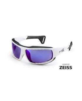 Typhoon  Gloss White - Black/PA Polarized/Pacific Blue