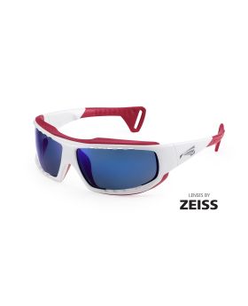 TYPHOON gloss white-red/ Zeiss / PA Polaraized / Gun Blue 